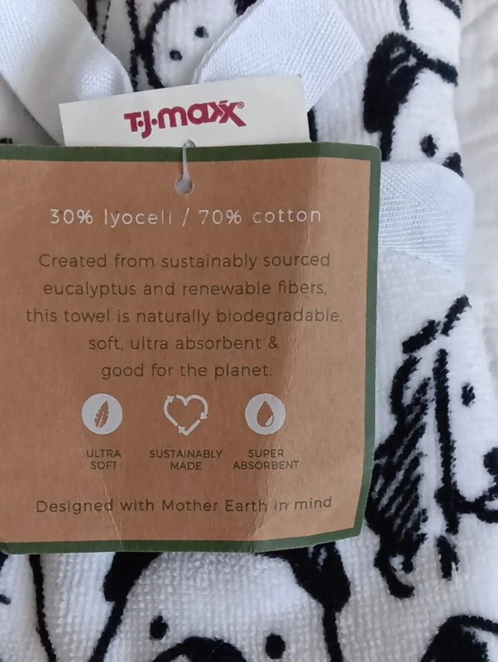 Deborah Connolly Designs Tip Towel Dog Print